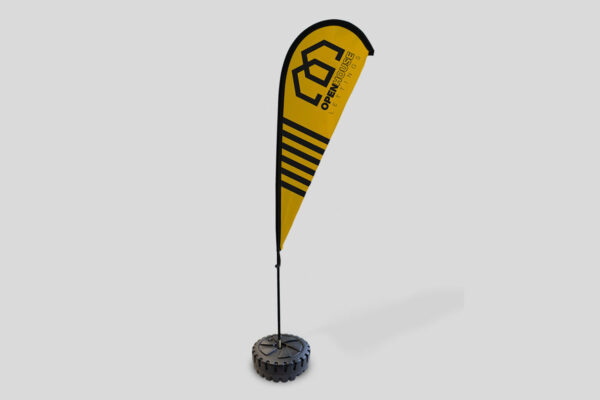 Branded Event Teardrop Flags